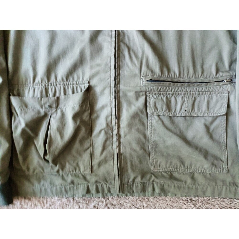 Vintage Volcom Utility Jacket Men's XL Green Full Zip Long Sleeve - Picture 6 of 10